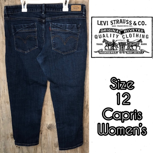 levis womens capri jeans